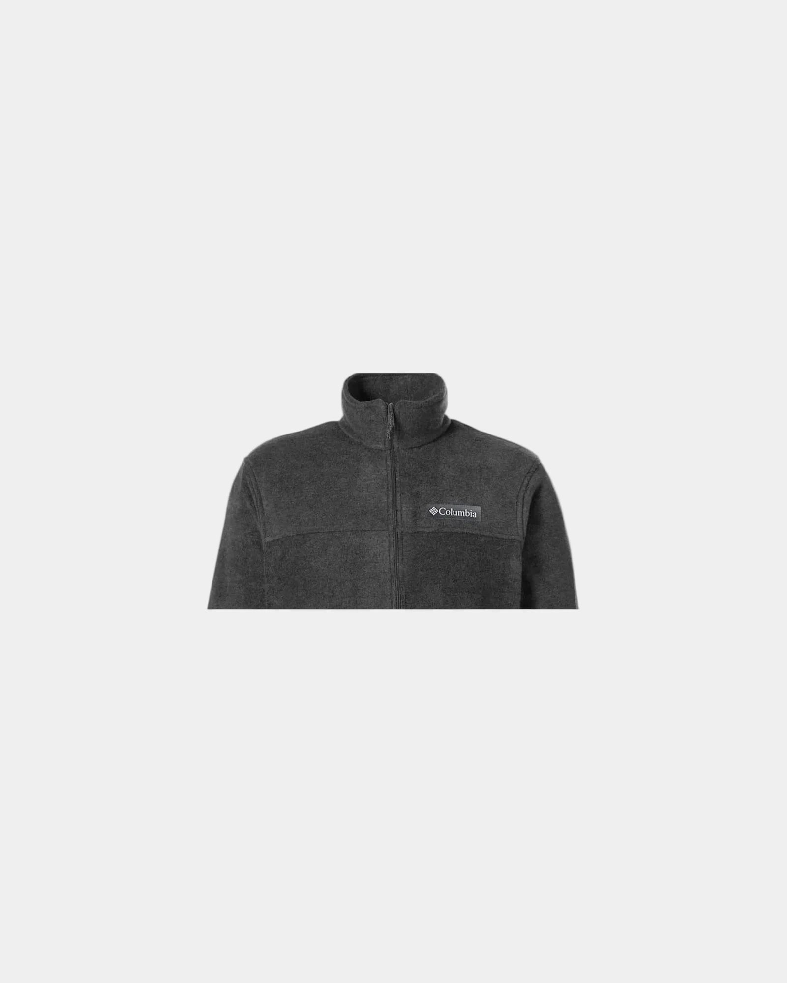 Custom polyester fleece full-zip jacket 7.4 oz - Charcoal Hthr
